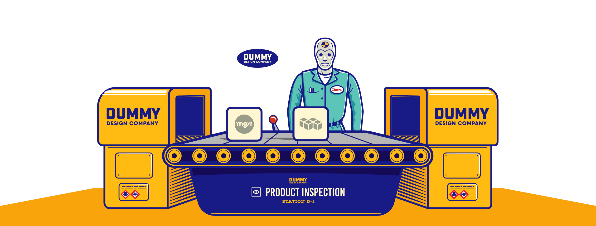 dummy factory illustration